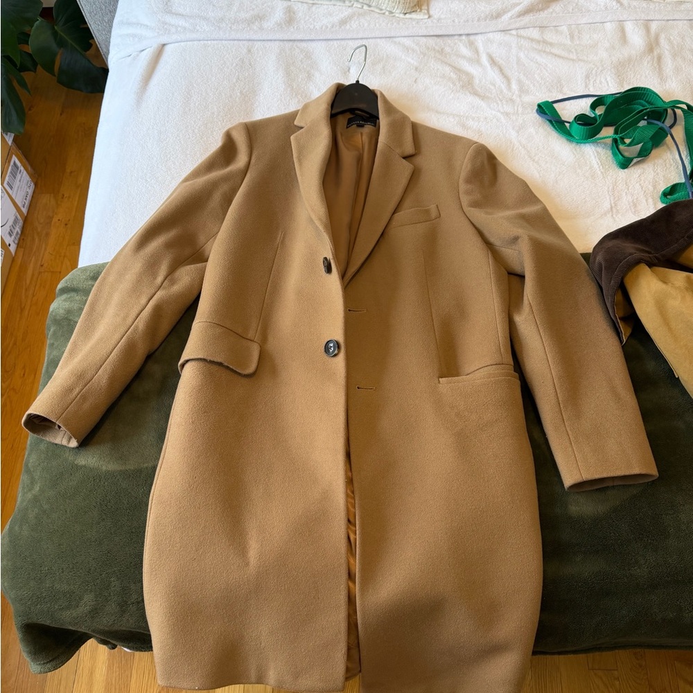 Camel Wool Blend Coat